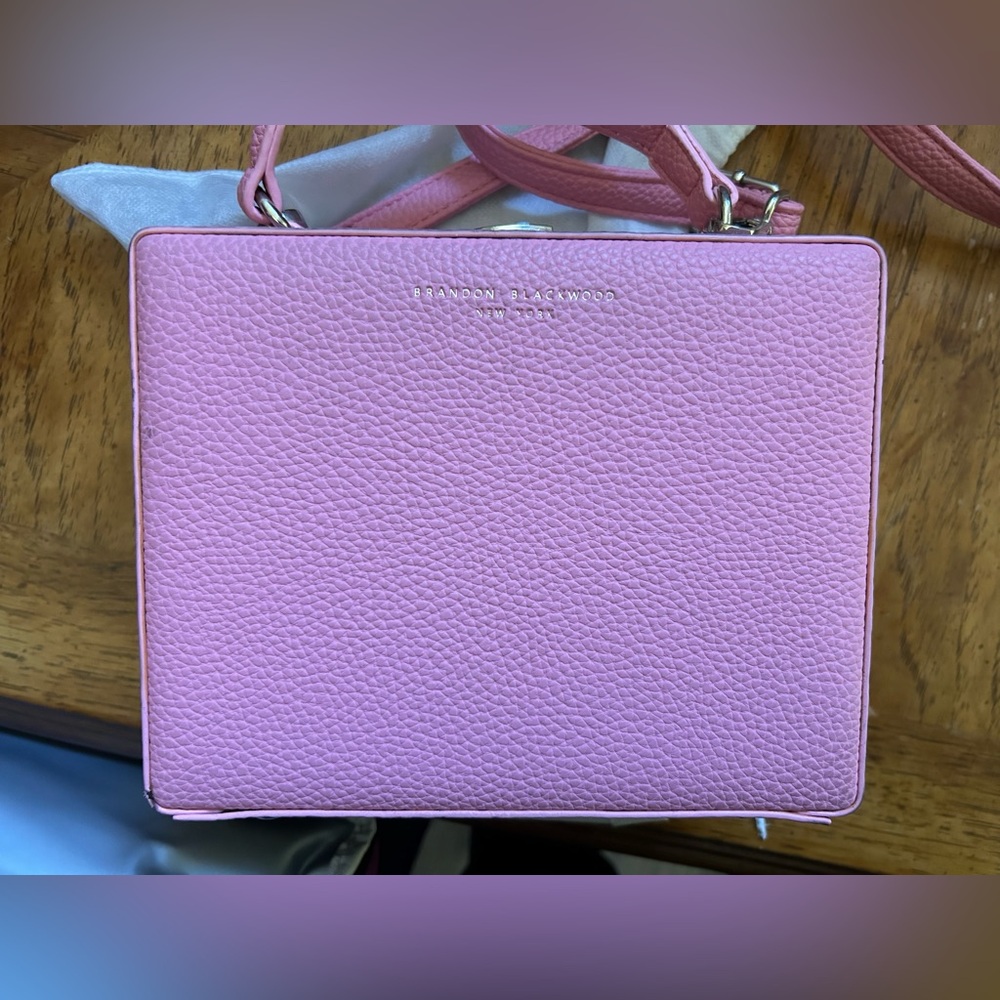 Brandon Blackwood Pink Crossbody Bag